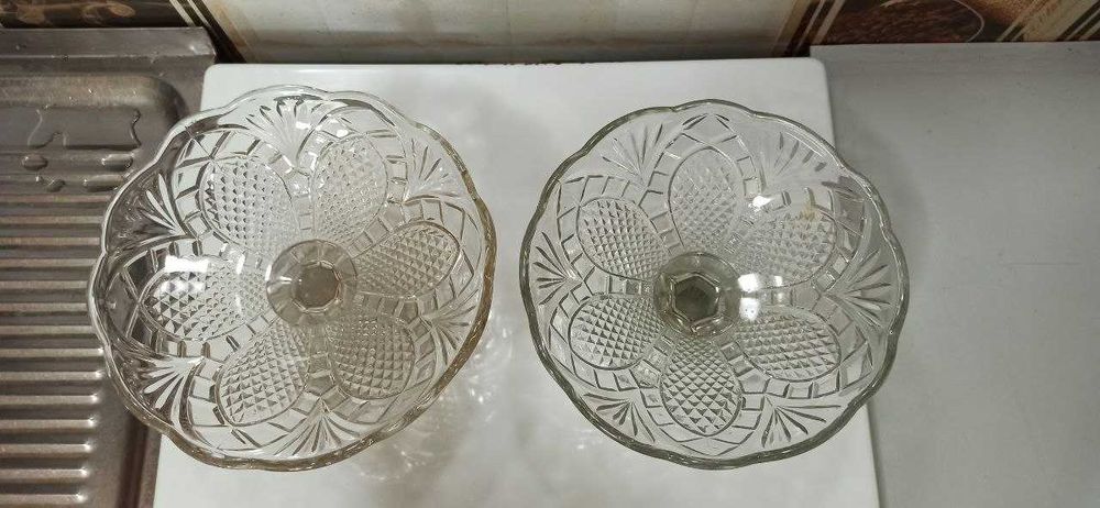 Хрустальные вазы. Производство Чехословакия, времён СССР,