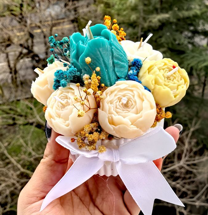 Букети от соеви цветя