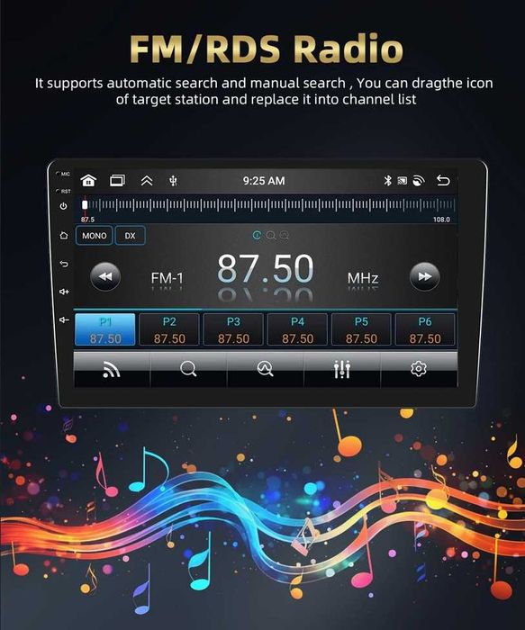 Opel Insignia 9’’ 2-DIN мултимедия с Android 15, 4/64GB