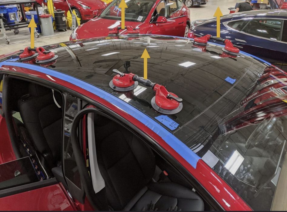 Панорама/ Панорамно стъкло Tesla model Y 2020+