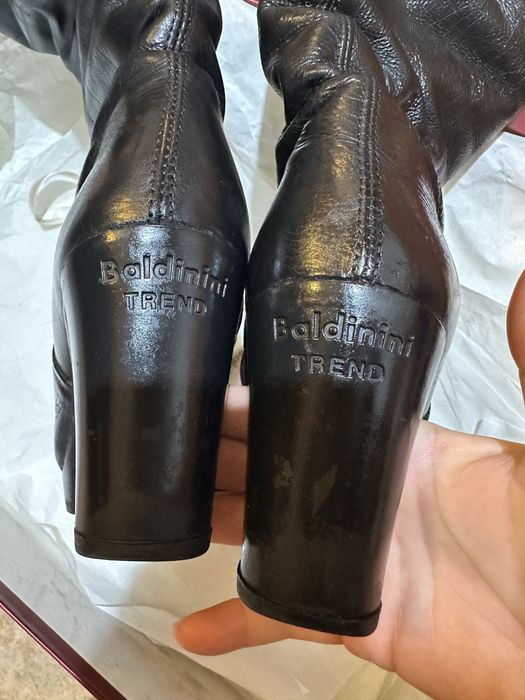 Оригинални ботуши с естествена вата и пух Baldinini Trend, 37