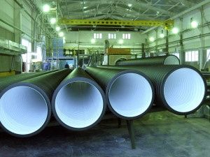 Труба полиэтиленовая пластиковый канализационная политилен трубы ПНД