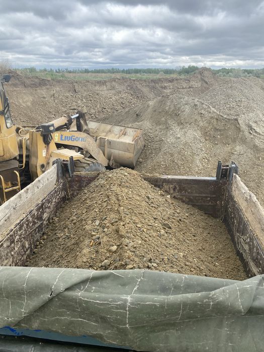 Гравий отсев глина песок щебень