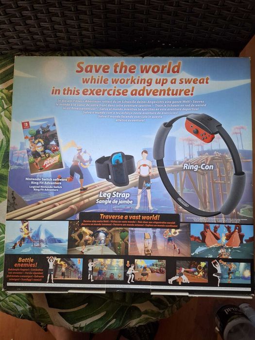 Ring Fit Adventure - Nintendo Switch, joc original, complet cu Ring-Con si Leg Strap