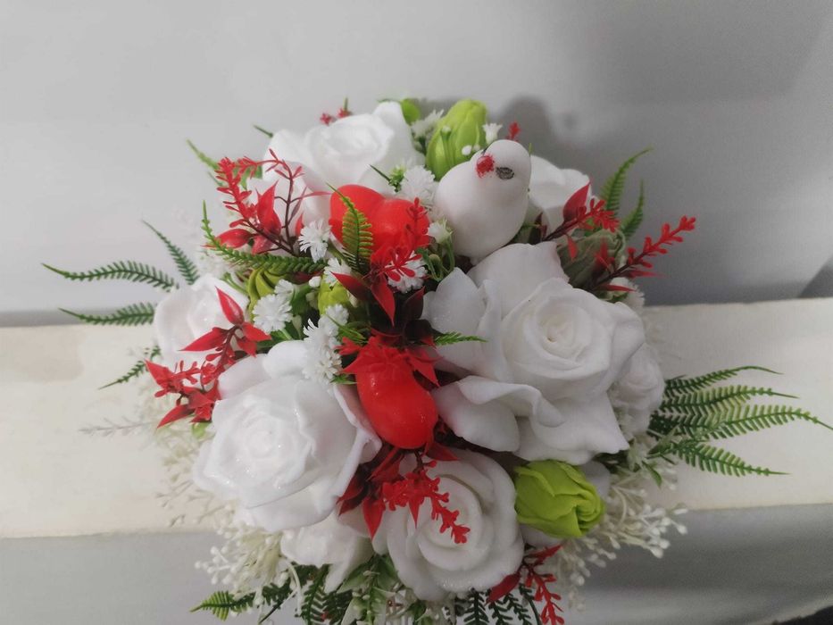 cadou buchet de flori din sapun