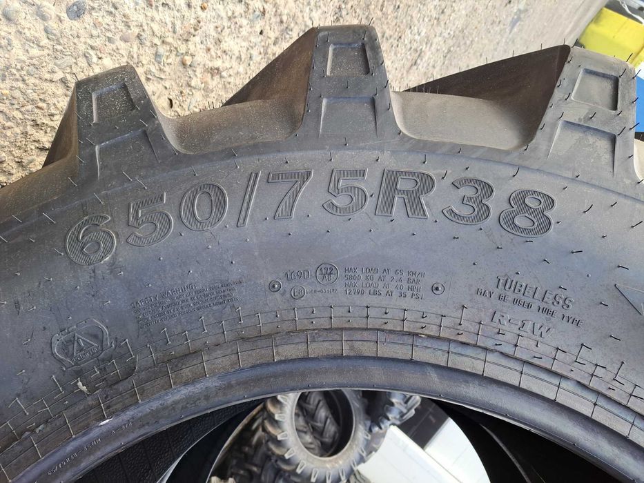 Anvelope noi 650/75R38 ALLIANCE AGRISTAR XL cauciucuri radiale TRACTOR