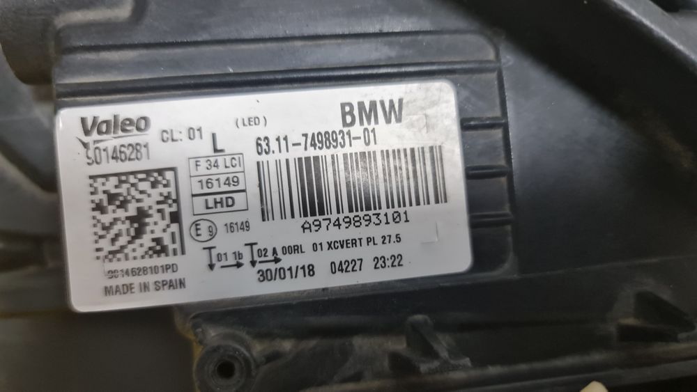 Far full led adaptiv BMW 3 GT F34 facelift lci 7498931