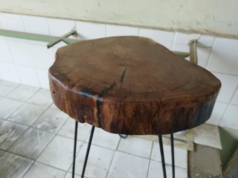 Кафе масички от шайба на орех 6