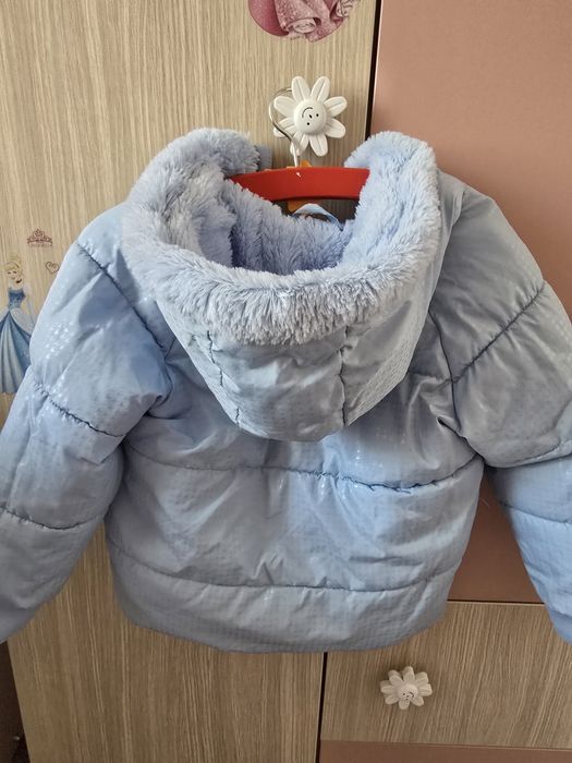 Синьо зимно яке Елза