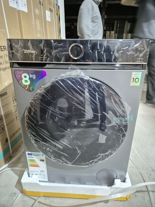 Mega aksiya kir yuvish mashinasi ziffler rulls 8kg dastavka tekn gara