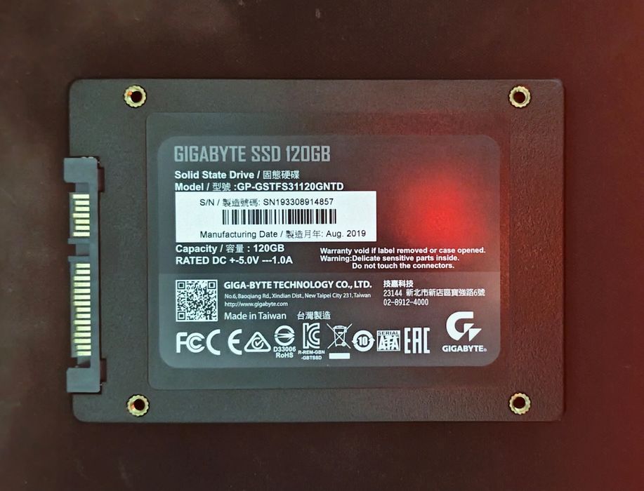 Ssd Sata 128gb Gigabayt