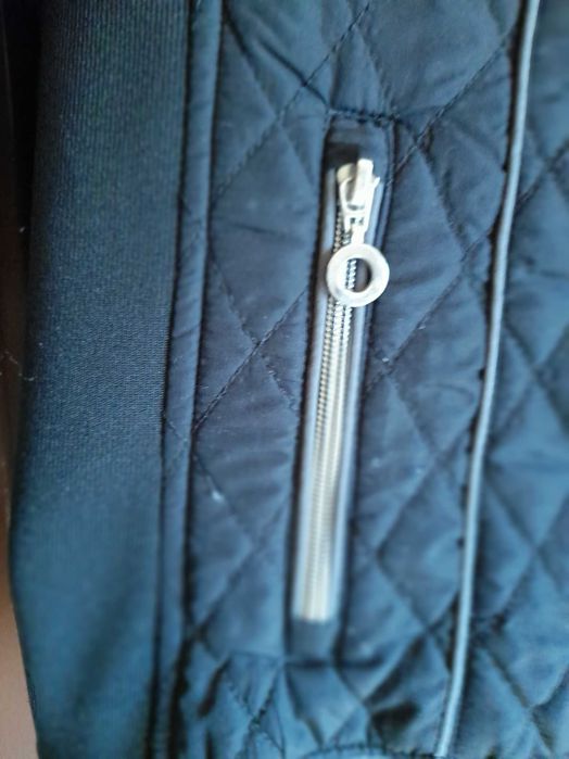 Geaca haina scurta dama fas matlasat negru, de toamna, M