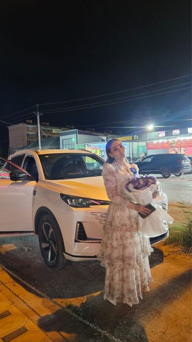 Вечерный платя. Ұзын көйлек