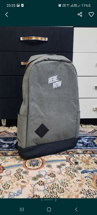 Рюкзак серый качественный