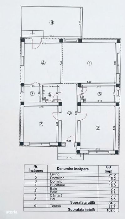 Casa 3 camere 84mp | 0 comision | Balotesti Lahovari  450mp teren