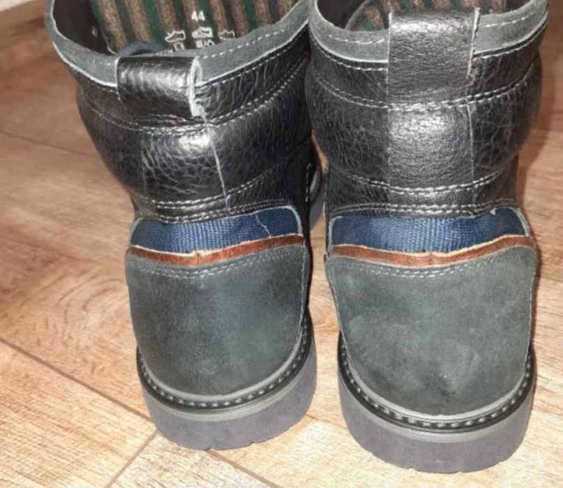 н.44 AM SHOE Mens Leather Lace Up Boots