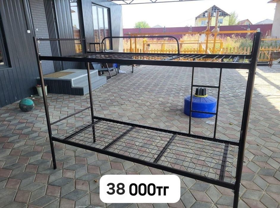 Двухъярусные металлические кровати