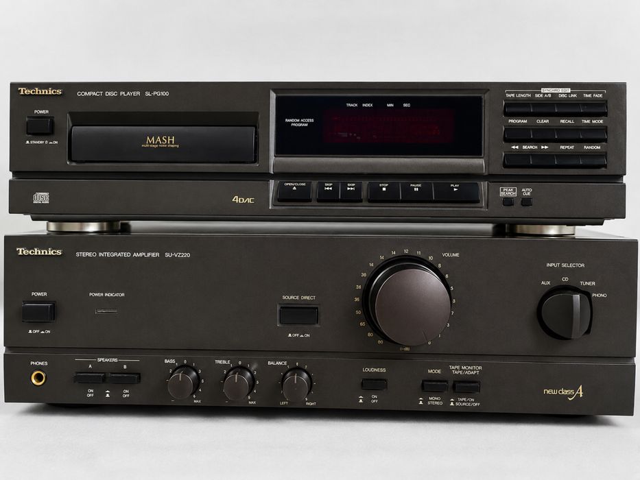 Комплект Technics – усилвател+ CD плейър
