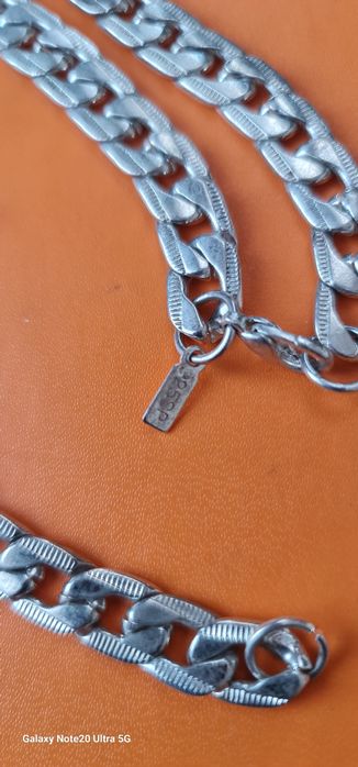 Lanț și brățară placate cu  argint 925SP și o brățară subțire argint m