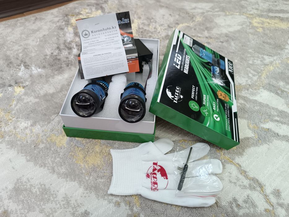 Мини Bi Led линза H4 с гарантией.