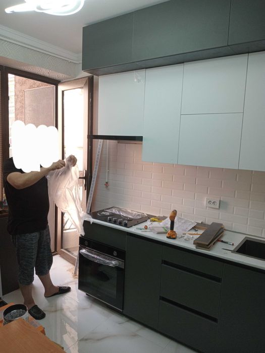 Кухонный гарнитур на заказ.   Ошхона мебеллари буюртма асосида.