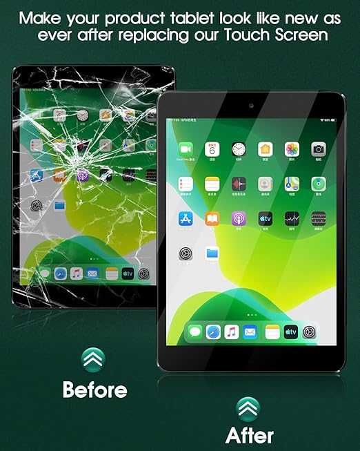 SRJTEK  Комплект за смяна на сензорен екран  за iPad Air 2