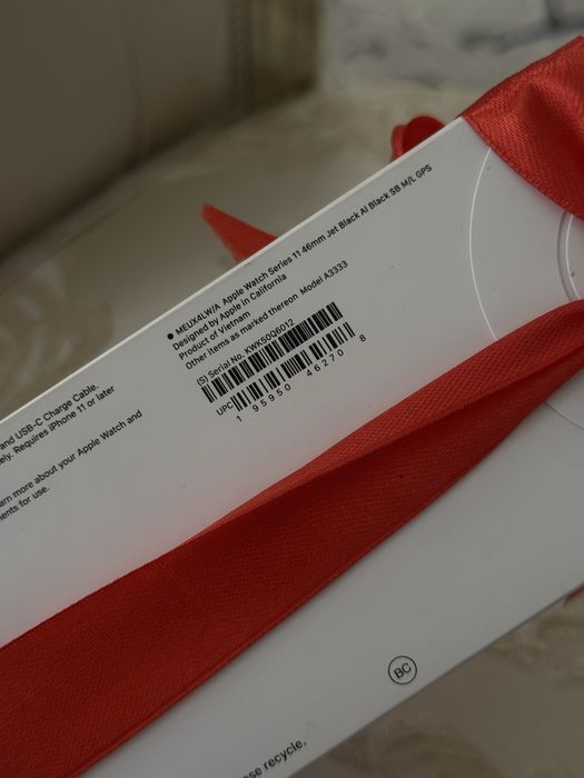 Apple Watch Series 11 46mm Jet Black