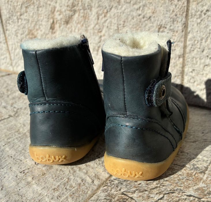 Топли зимни ботушки Bobux I-walk ест. кожа вълна за тесен нормален 23