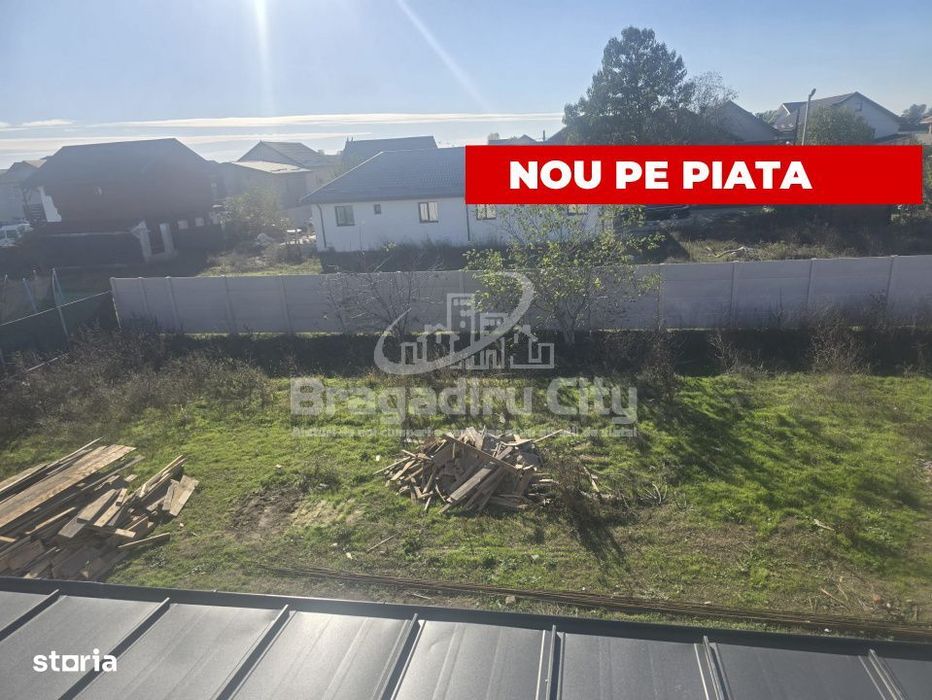 Teren intre case gaz si curent pe teren