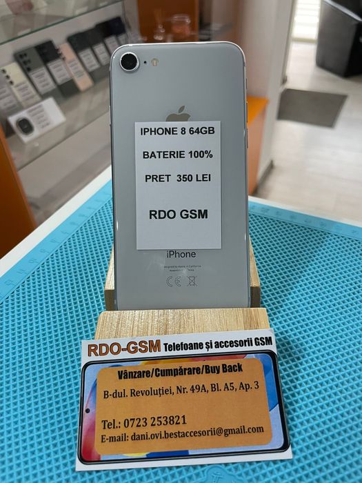 Iphone 8 64Gb Silver/Gold/Black Neverlock/Garantie