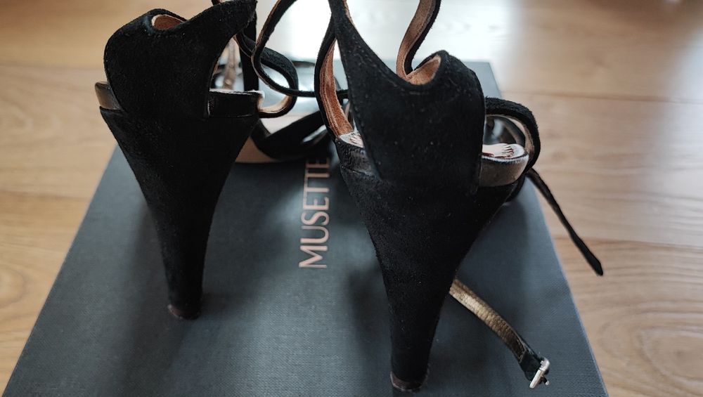 Sandale piele întoarsă Musette