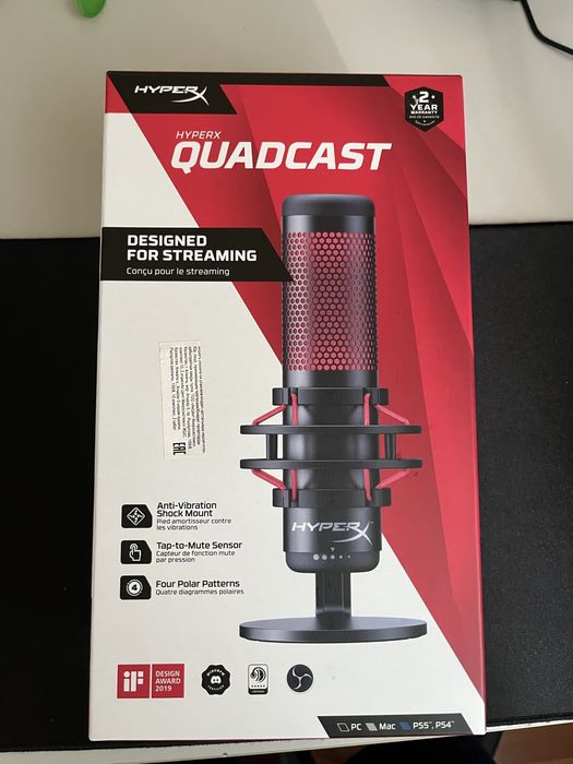 Микрофон Hyperx Quadcast