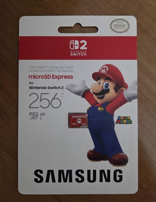 MicroSD Express Card для Nintendo Switch 2 (256Gb)
