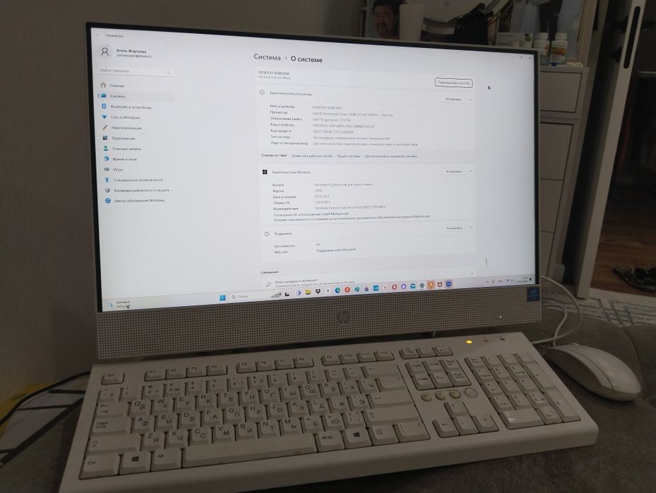 Продам моноблок компьютер ноутбук  hp monoblock hp