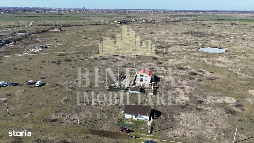 Teren intravilan Mosnita Noua 627mp+ constructie cadru metalic