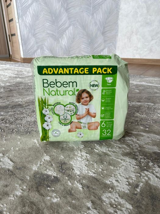 Подгузник Bebem Natural Турецкий. Город Актобе