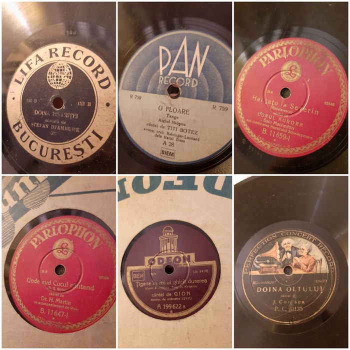 Discuri gramofon romanesti