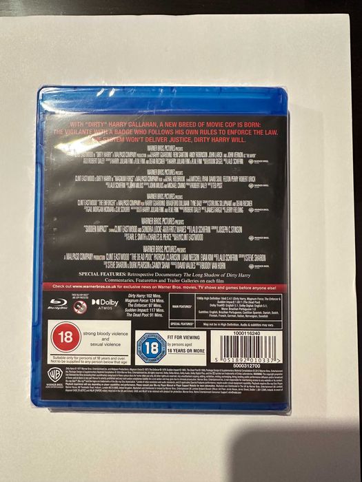 Bluray Colectia Dirty Harry - Clint Eastwood