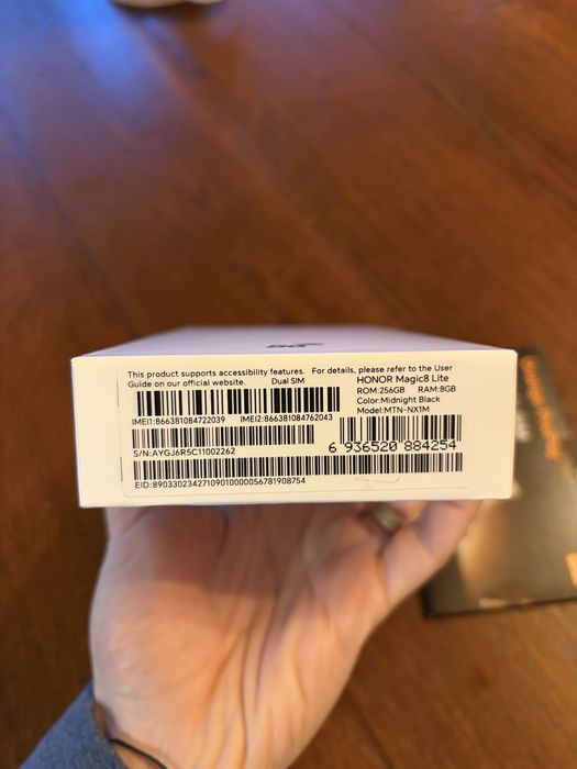 Sigilat - HONOR Magic 8 Lite – 256GB – Dual SIM – Midnight Black