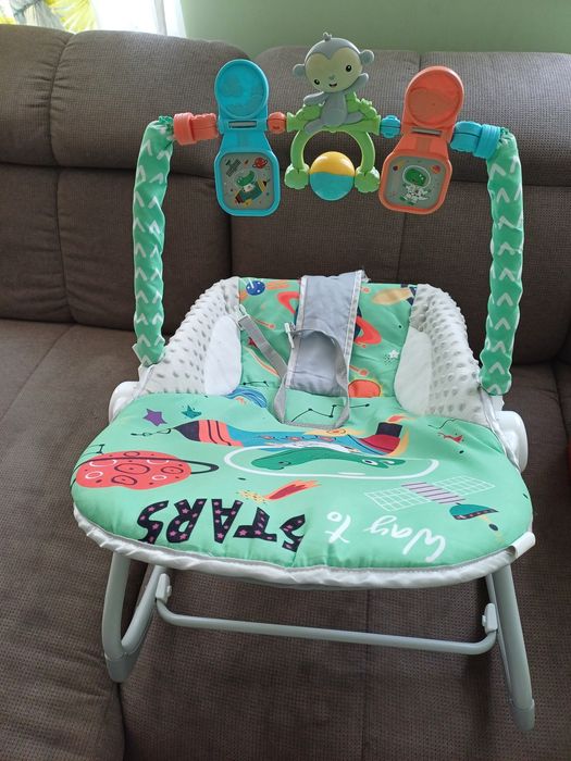 Chipolino шезлонг -люлка Baby Spa зелен