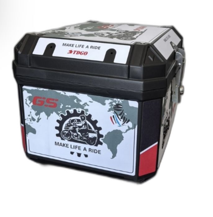 Куфар за мотоциклет , скутер , мотор , атв  45 ЛИТРА - ЦВЕТЕН