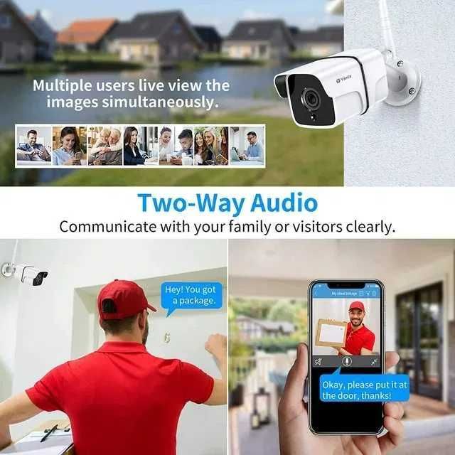 WiFi IP Камера Full HD IP66, Sim card LAN WIFI