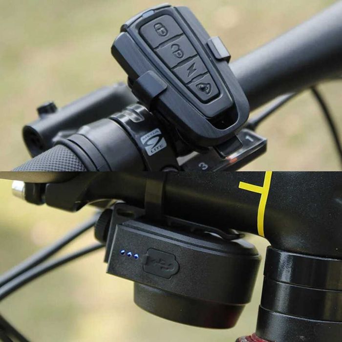 PRO аларма за велосипед и тротинетка с дистанционно, сензор, сирена 115dB, аларма против кражба