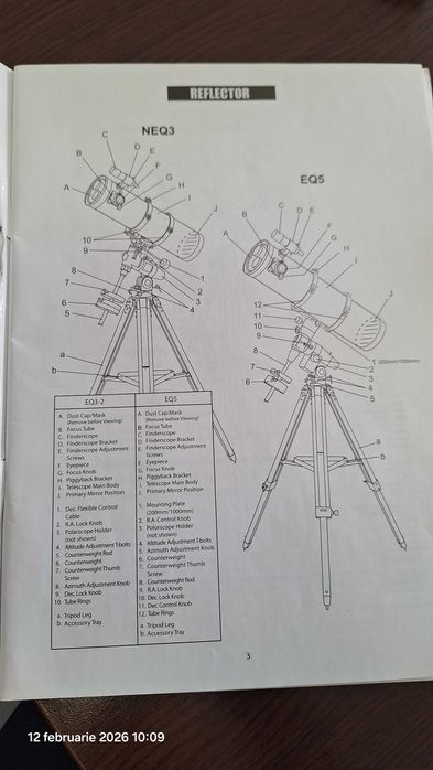 Telescop Sky Walker Maksutov 127 EQ 3