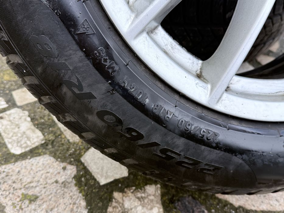 roti BMW 225/60 r18 x3 g01 cu cauciucuri runflat de iarna