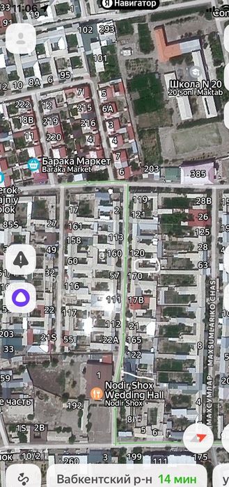 Ховли сотилади! Продаётся участок в Вабке4,5 соток участок