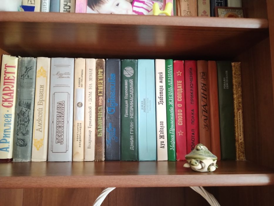 Книги разные, художественные.
