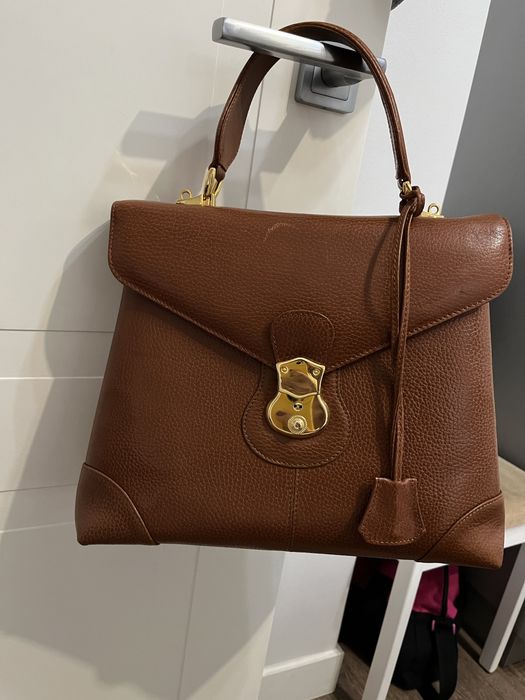 Сумка портфель коричнего цвета