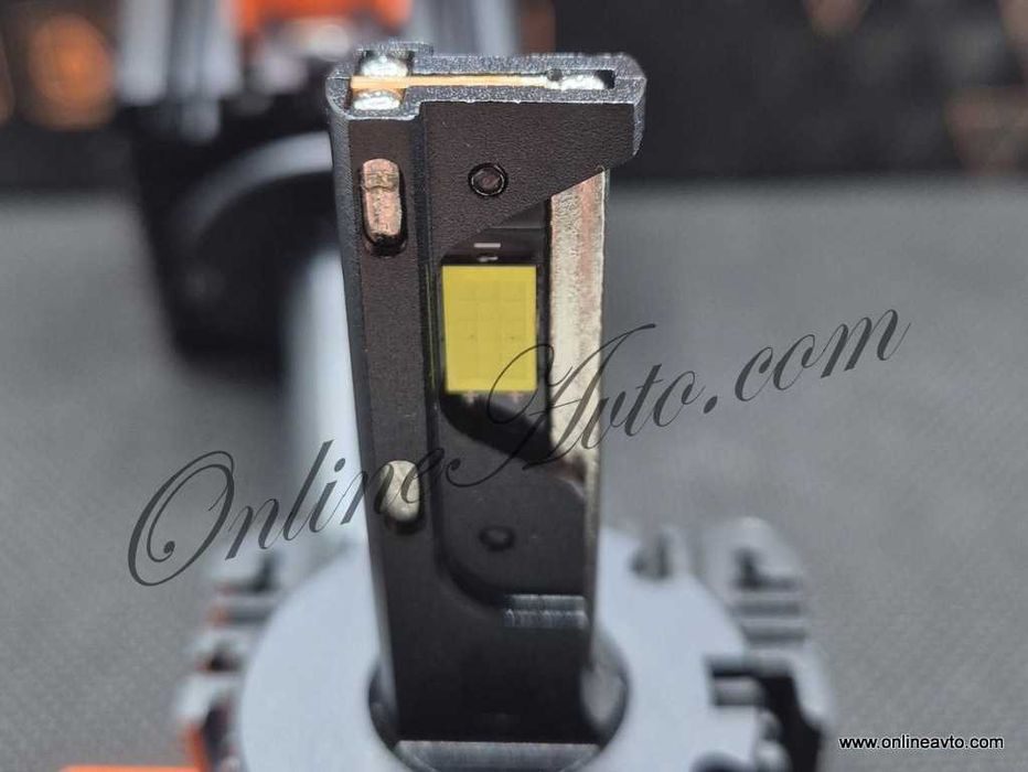 Промо! LED Крушки D3S +400% Canbus Директен Заместител 11000Lm 55W 6000k Д3С Мощни ЛЕД