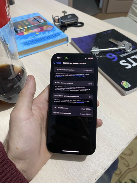 iPhone 15Pro 256Gb Емкость 98%